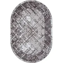 Ковер для жилой комнаты Merinos Silver F391-OVAL-GRAY (1x2)