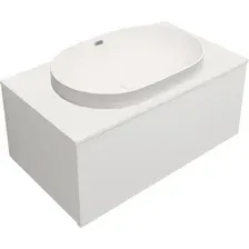 ЗОВ Тумба с умывальником Кито 70 K70LW0MWM-LDSPW6002 (белый матовый)