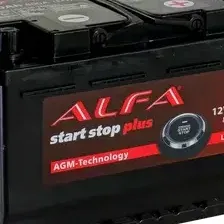 Автомобильный аккумулятор ALFA battery AGM R+ 800A / AGM-L4 (80 А/ч)