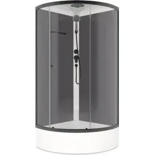 Душевая кабина Domani-Spa Simple 99 Mid 90x90 DS01Sm99MGrCl00.Gt-V1.2-Black