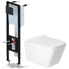 Унитаз подвесной Saniteco KW-9004W  Ани Пласт WCP4133