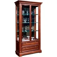 Шкаф-витрина Гомельдрев ГМ 5907 Береза (мокко)