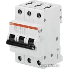 Выключатель автоматический ABB S203-C1.6 3P C 1.6A 6kA 3M 2CDS253001R0974