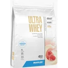 Протеин комплексный Maxler Ultra Whey (клубничный коктейль, 450г)