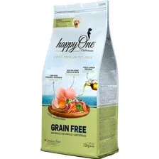 Корм для щенков HappyOne Mediterraneum, сухой, беззерновой, со свежим яйцом и свежим мясом птицы, 12 кг
