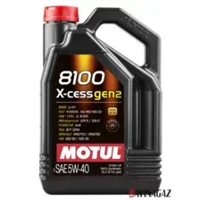 Моторное масло Motul 8100 X-CESS GEN2 5W-40, 4л MOTUL 109775