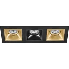 Точечный светильник Lightstar Domino Quadro D537030703