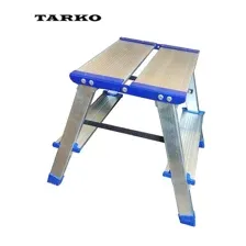 Стремянка двусторон. 39 см с увелич. площадкой (2x2 ступени) TARKO 14202