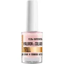 Укрепитель Lux Visage Hyaluron & Collagen для сухих и ломких ногтей 9 г