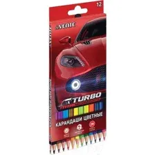 Набор цветных карандашей deVente Turbo / 5022213 (12цв)