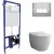 Унитаз подвесной Berges Wasserhaus Okus + Toma Slim SO + Novum525 + S3 043267