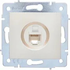 Розетка компьютерная Lezard Asti 7081-3088-139 (жемчужно-белый перламутр)