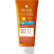 Лосьон детский Rilastil Sun System Baby Бархатистый для лица и тела SPF50+ (200мл)