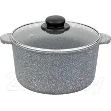 Кастрюля Elan Gallery Гармония вкуса 120560 (серый мрамор)