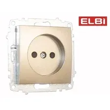 Розетка Elbi Zena-Vega 609-011400-215 (титан)