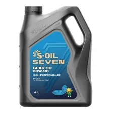 Трансмиссионное масло S-OIL Seven Gear HD 80W-90 4л