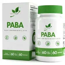 Витамин В10 Парааминобензойная кислота "PABA, Naturalsupp" 60 капсул