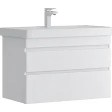 EQUIL Тумба с умывальником Eltoro White 60.2Y 9595 + Volna Найс 60 (подвесная)