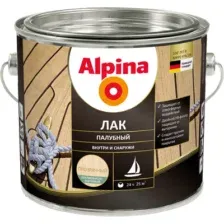 Лак Alpina Палубный шелковисто-матовый 2,5л
