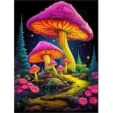 Картина по номерам Флюид Фантазийные грибы 40x50 / FHR0429