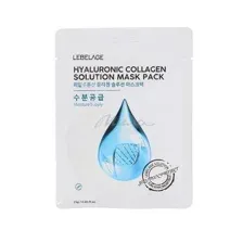 Маска тканевая для лица LEBELAGE Hyalur. Collagen Solution Mask Pack 25г