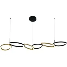 Подвесная люстра Indigo Light Anello 14034/C/6P V000215L (черный)