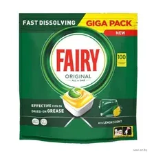 Капсулы для посудомоечной машины Fairy All in One Original лимон (100 шт)