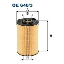 Фильтр масляный FILTRON OE 646/3 MAN TGS, TGX