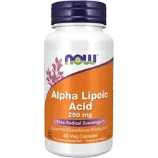 БАД Now Foods Lipoic Acid 250 мг (60 капсул)