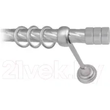Карниз для штор Lm Decor Цилиндр 088 1р витой (сатин, 3.2м)