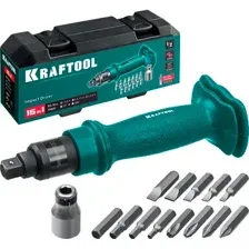 Набор отвертка с битами KRAFTOOL 25550-H10 (15 предметов)