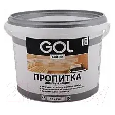 Пропитка GOL Sauna для бань и саун 3 л