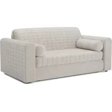 Диван Мебель-АРС Аккордеон Барон №5 НПБ 120x200 (бархат бежевый Star Velvet 6 Light Beige)