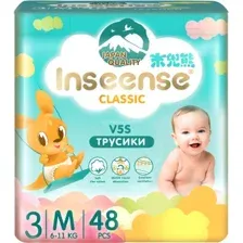 Трусики-подгузники Inseense Classic V5S M 6-11 кг InsCV5SM48Emer (48 шт)