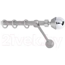 Карниз для штор Lm Decor Мельба 041 1р витой (сатин, 2.4м)