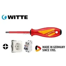 Отвертка диэлектрическая PRO VDE SLIM MPH 1x80мм H105 WITTE