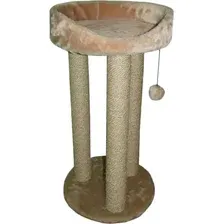 Лежак Cat House Тринога с лежанкой 0.85 (хлопок бежевый)
