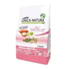 Корм сухой "Unica Natura Indoor" для кошек, лосось, рис, яблоко, 1,5 кг