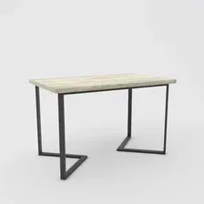 Кухонный стол Hype Mebel Дельта раздвижной 125x75 (черный/древесина белая)