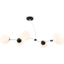 Люстра средней высоты Ambrella light Traditional TR2552/6 WH/BK