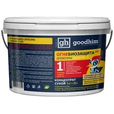Защитно-декоративный состав GoodHim 1G DRY Огнебиозащита 1 группы (5кг, сухой концентрат)