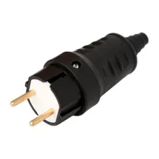 Вилка кабельная Bylectrica В6-387 (черный)