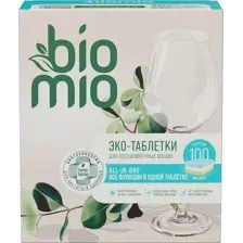 Таблетки для посудомоечной машины BioMio All-in-One с маслом эвкалипта 100шт