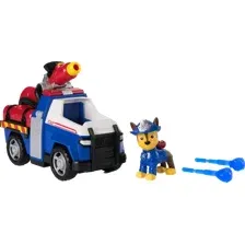 Игровой набор PAW Patrol Пожарные спасатели. Машинка с фигуркой Чейз / 68267