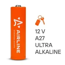 Батарейка A27 12V для брелоков сигнализаций щелочная 1 шт. AIRLINE 27A01
