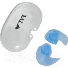 Беруши для плавания TYR Silicone Moulded Earplugs / LEARS/420 (голубой)