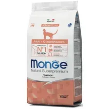 Сухой корм для кошек Monge Superpremium Adult Salmon (1.5 кг)