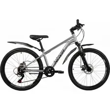 Детский велосипед Novatrack Battler 24 24SHD.BATTLER.12SL6 (серебристый)
