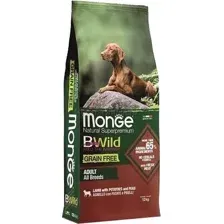 Сухой корм для собак Monge Bwild Grain Free Adult Lamb (12кг)