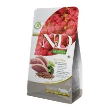 Сухой корм для кошек Farmina N&D Cat Adult Quinoa Neutered Duck & Broccoli & Asparagus (1.5кг)